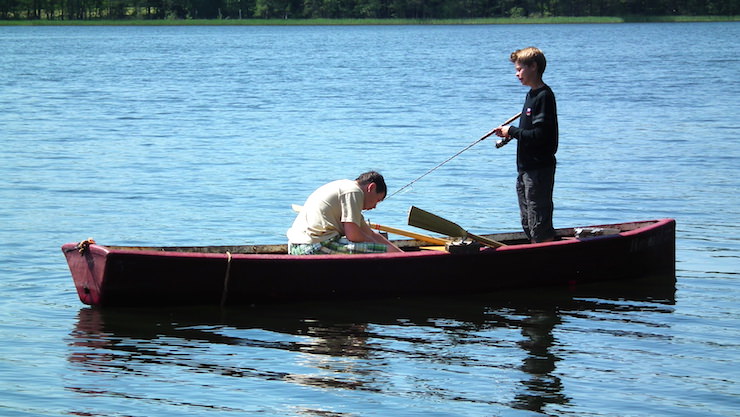 Fischen auf dem Keezer See