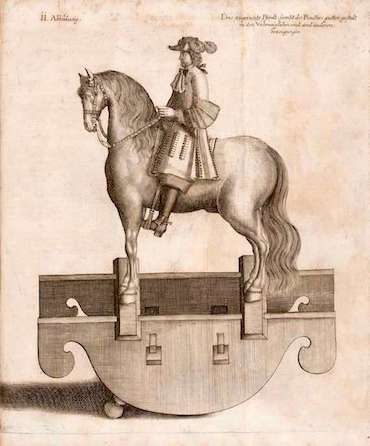 Balance von Pferd und Reiter